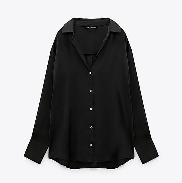 Imagen principal - Las camisas de Zara, Stradivarius y Parfois.