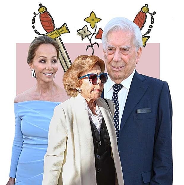 La guerra de Mario Vargas Llosa contra Isabel Preysler: estos son los puñales por la espalda del clan del Nobel que han puesto en alerta a la madre de Tamara Falcó