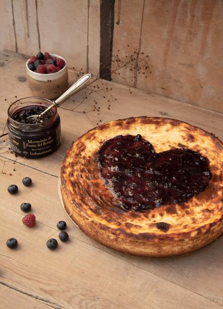 Imagen - La Valentina, la tarta de queso para el día de los enamorados de Luna & Wanda. / LUNA & WANDA