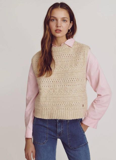 Imagen - Chaleco de punto con cenefas