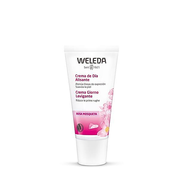 Crema de día alisante de Weleda.