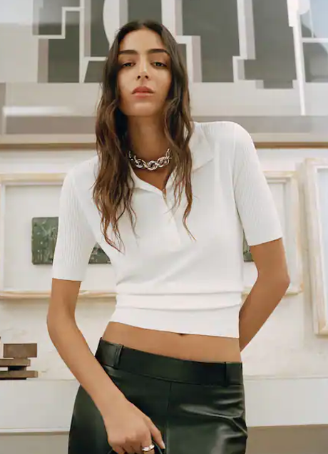 Imagen - Así queda el polo de Mango.