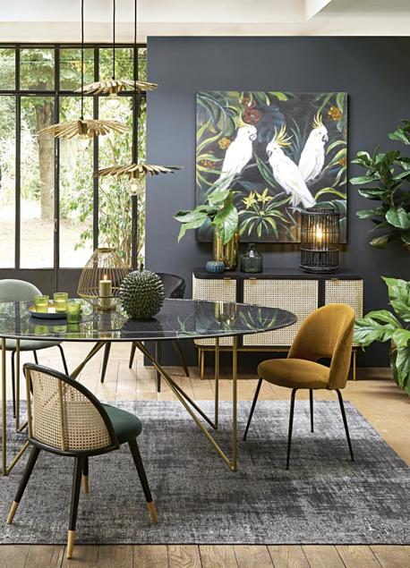 Imagen - El verde y el amarillo son los protagonistas de este salón visto en Maisons du Monde.