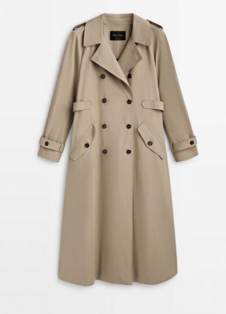Imagen - Trench con doble botonadura de Massimo Dutti (199,99 euros)