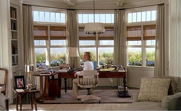 La casa en Los Hamptons de Diane Keaton en 'Cuando menos te lo esperas'.