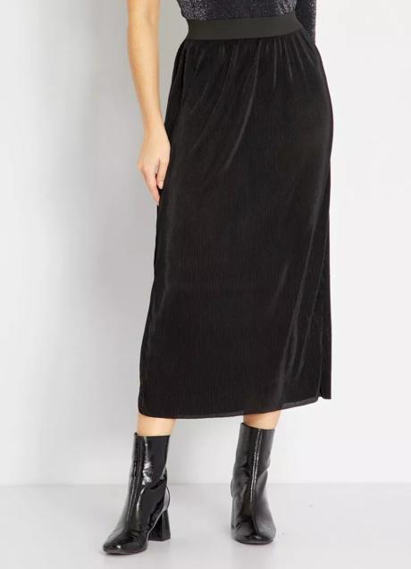 Imagen - Falda de terciopelo de Kiabi, 8€.