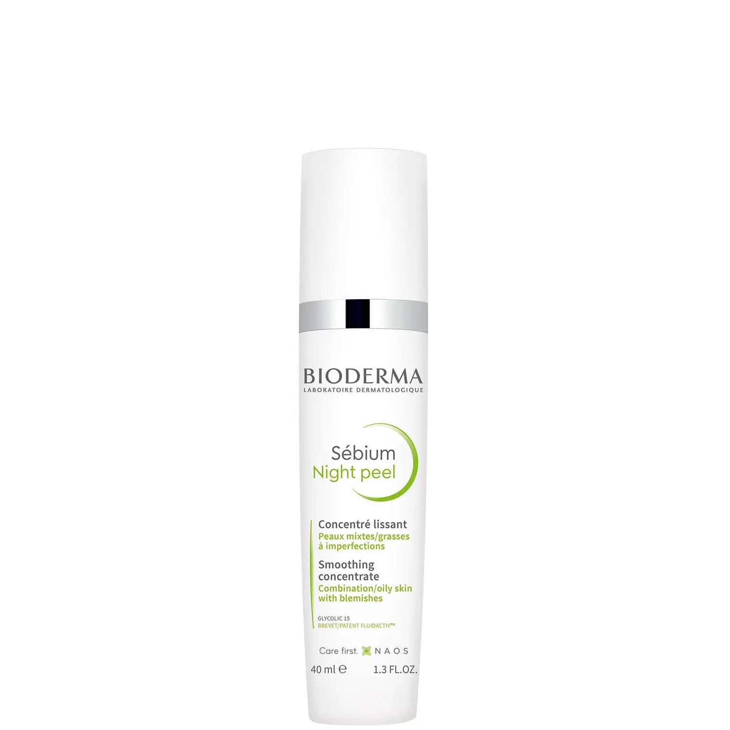 Peeling suave Sebium Night Peel de Bioderma.