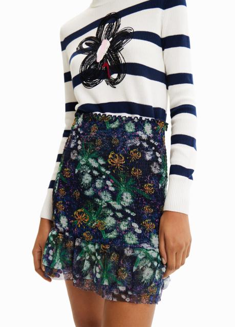 Imagen - Mini falda con estampado de flores de Desigual (59,99 euros)