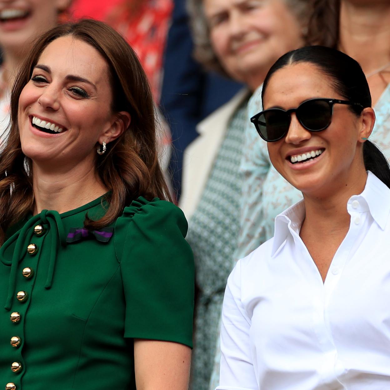 La princesa Kate Middleton y la duquesa de Sussex, Meghan Markle. 