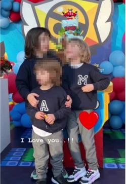 Imagen secundaria 2 - Paula Echevarría y su familia, la hija de Georgina y Cristiano y los hijos de Pilar Rubio.