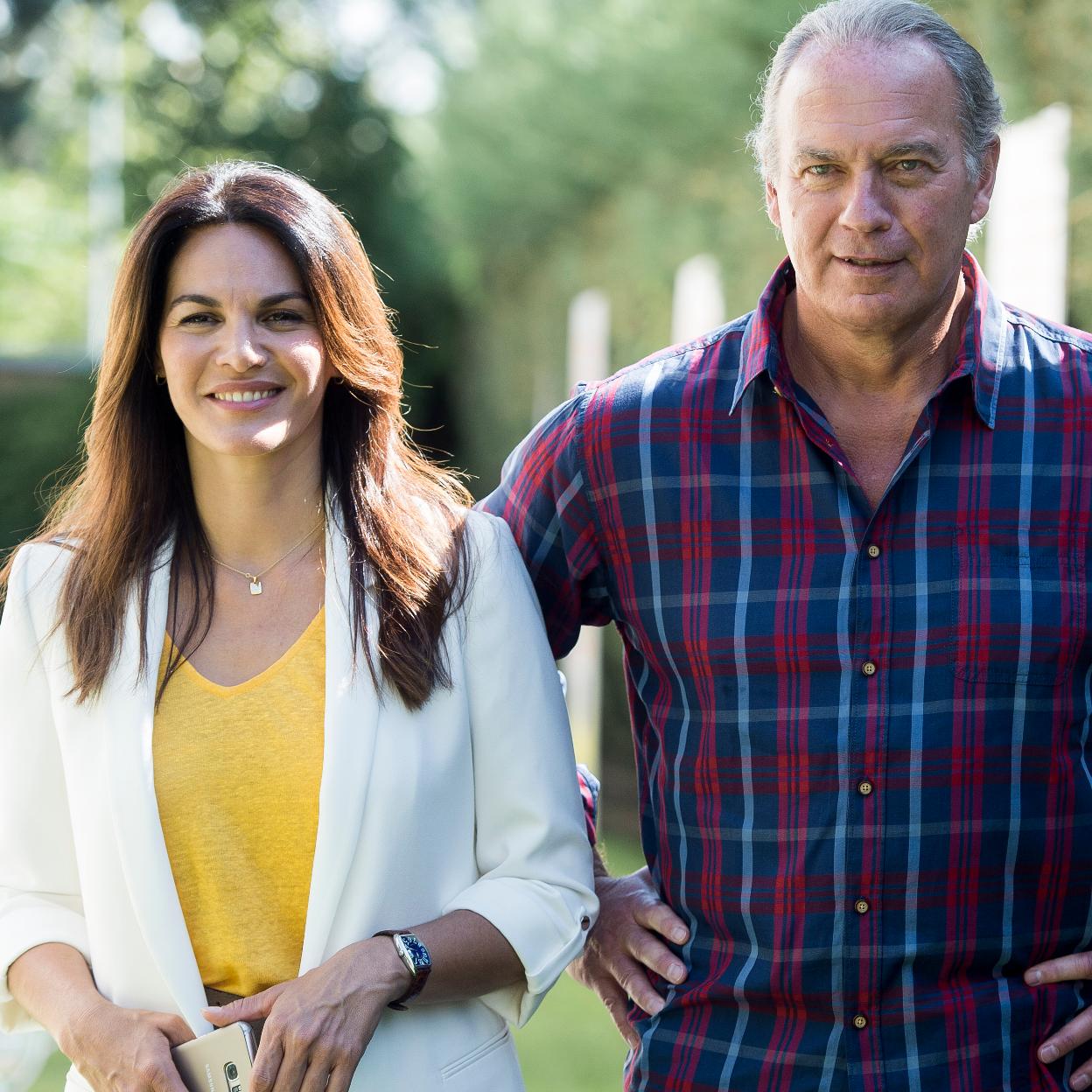 Bertín Osborne y Fabiola Martínez.