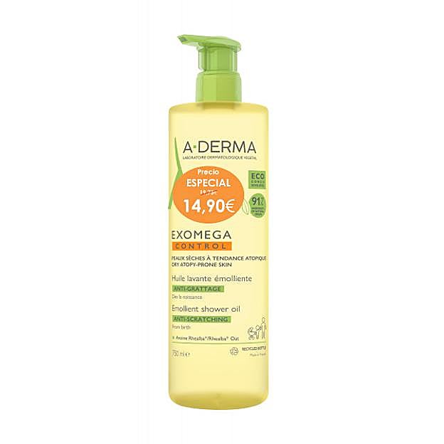 A-Derma Exomega Control Aceite Limpiador Emoliente.