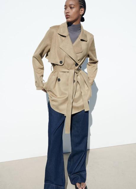 Imagen - Gabardina corta de ante