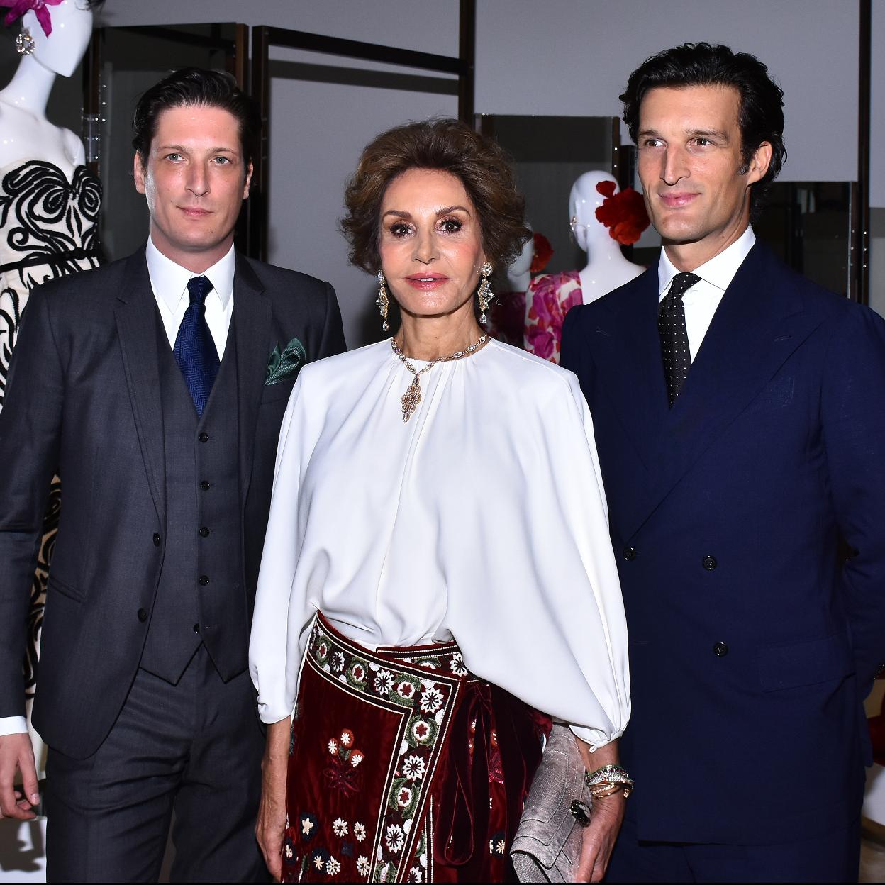 Luis Medina, Naty Abascal y Rafael Medina.