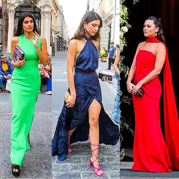 Algunas invitadas a la boda de Josefina Vargas Llosa.