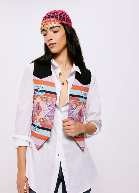 Imagen - Chaleco étnico multicolor