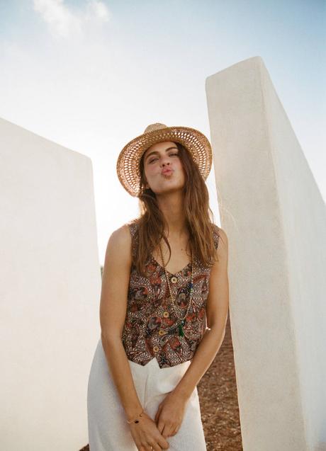 Imagen - Chaleco en estampado paisley