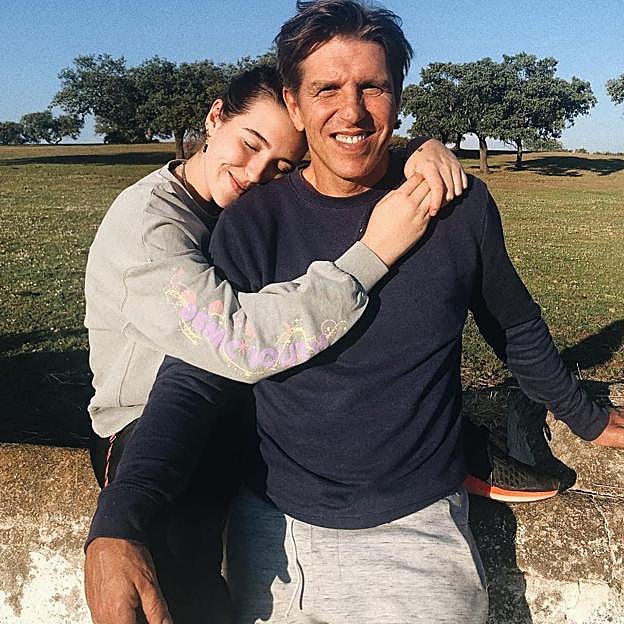 Vicky Martín Berrocal conoció a los 20 años a Manuel Díaz 'El Cordobés', padre de su única hija, Alba. 