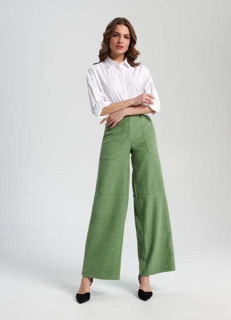 Imagen - Pantalones en verde de Sinsay. Foto: Sinsay.