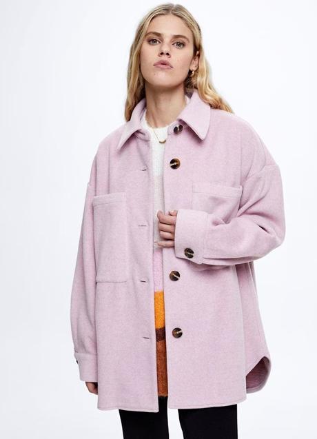 Imagen - Sobrecamisa rosa de pelito de Parfois, 59,99€.