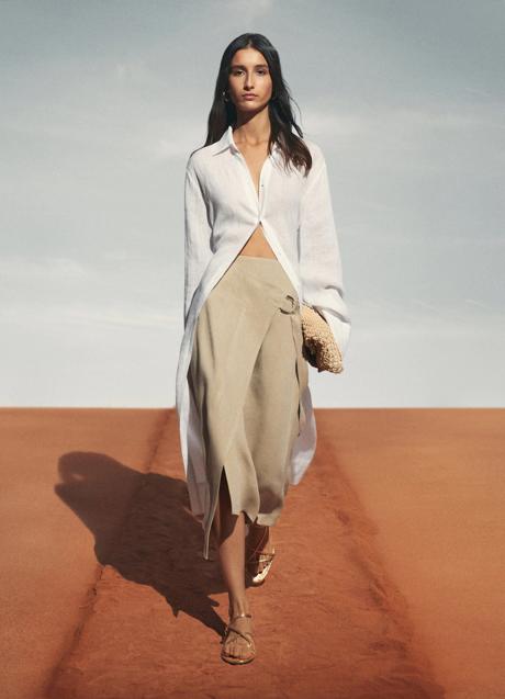 Imagen - Falda cruzada de Massimo Dutti (69,95 euros)