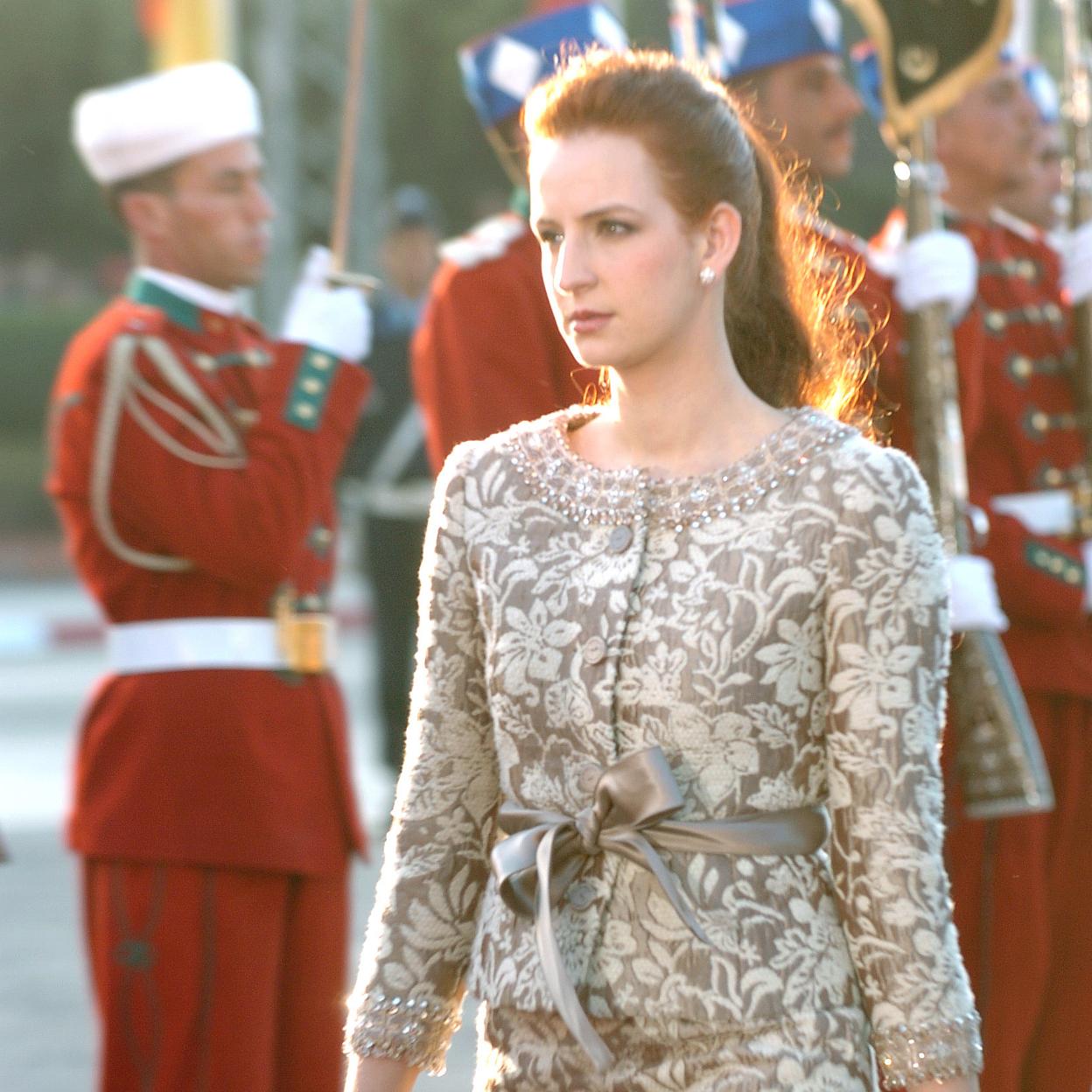 Lalla Salma cuando era reina consorte de Marruecos.