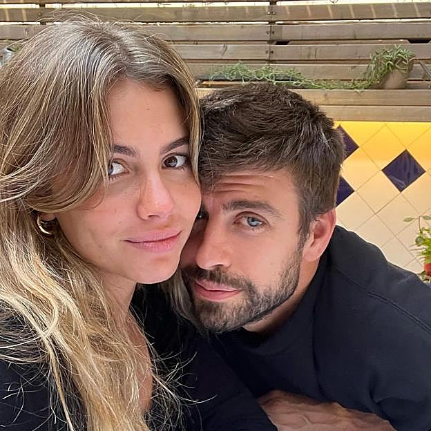 La primera y, de momento, única foto con Clara Chía que ha publicado Gerard Piqué en sus redes sociales. 