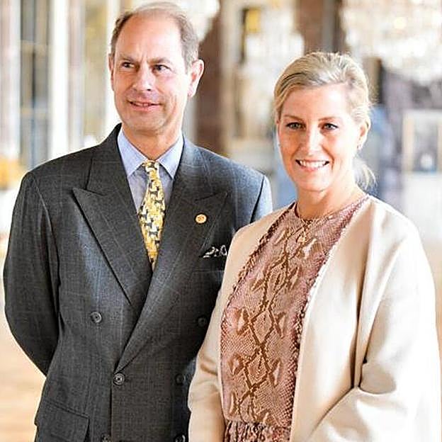 Sofía y Eduardo de Wessex.