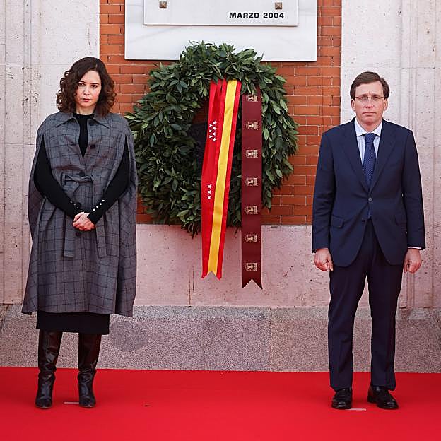 Isabel Díaz ayuso y José Luis Martínez -Almeida.