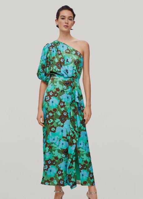 Imagen - Vestido asimétrico con estampado floral de TFP