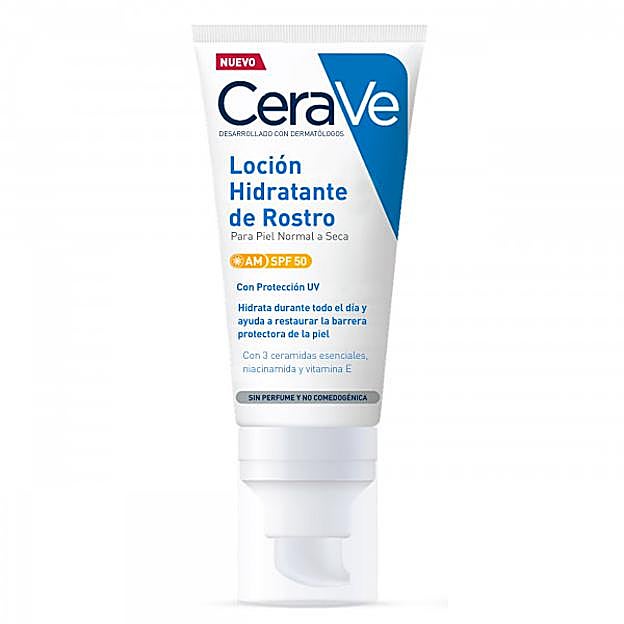 CeraVe AM Facial Moisturizing Lotion SPF 30 (14,99 euros).