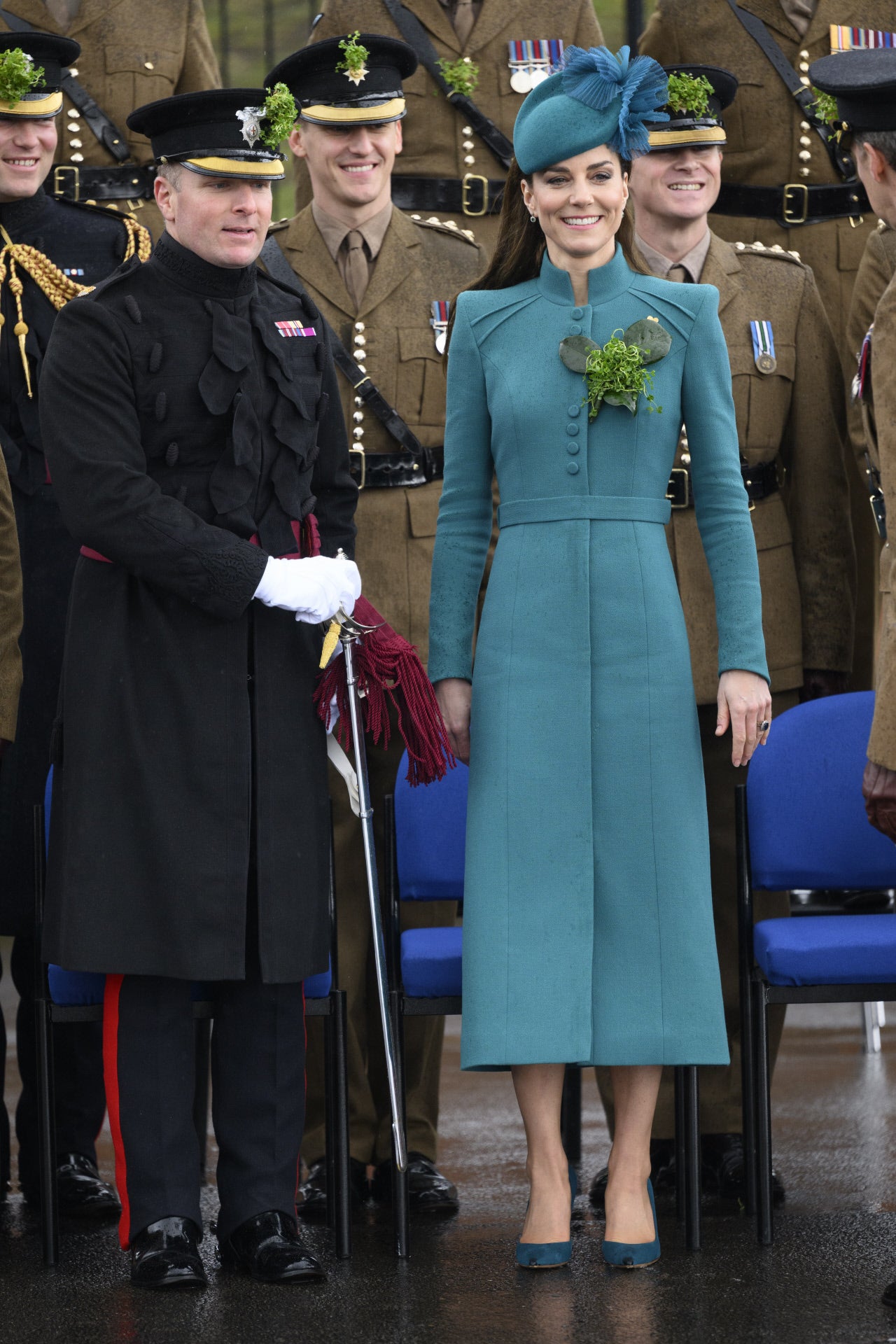 Imagen - Kate Middleton durante el desfile militar del Día de San Patricio. Fuente: Gtres. 