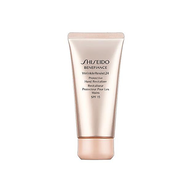 Crema de manos Benefiance WrinkleResist24 Protective Hand Revitalizer de Shiseido.