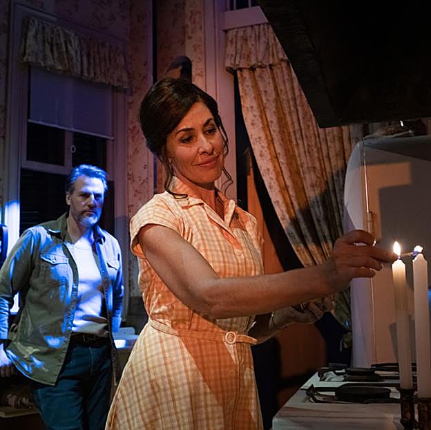 Nina y Gerónimo Rauch, protagonistas de Los puentes de Madison. 