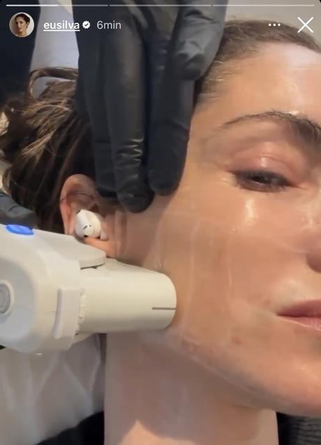 Imagen - Eugenia Silva probando el nuevo tratamiento efecto lifting de The Beauty Concept. Foto: @eusilva.