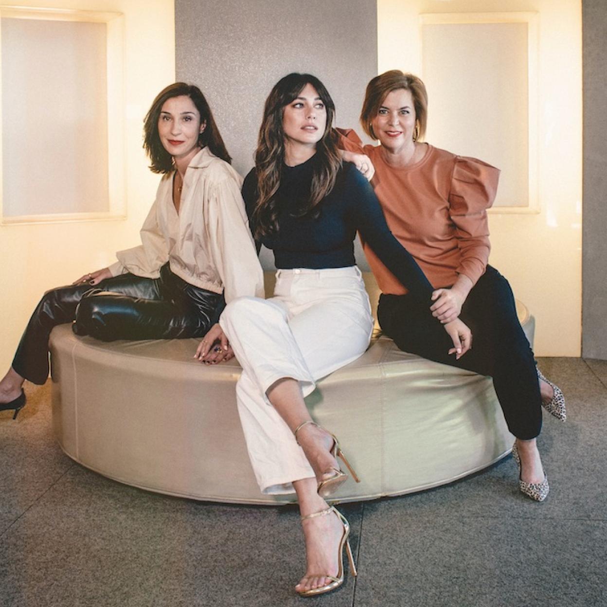 De izquierda a derecha, María Borrás, Blanca Suárez y Sandra Vogeler.