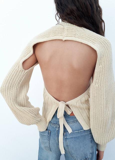 Imagen - Jersey con espalda descubierta y lazada
