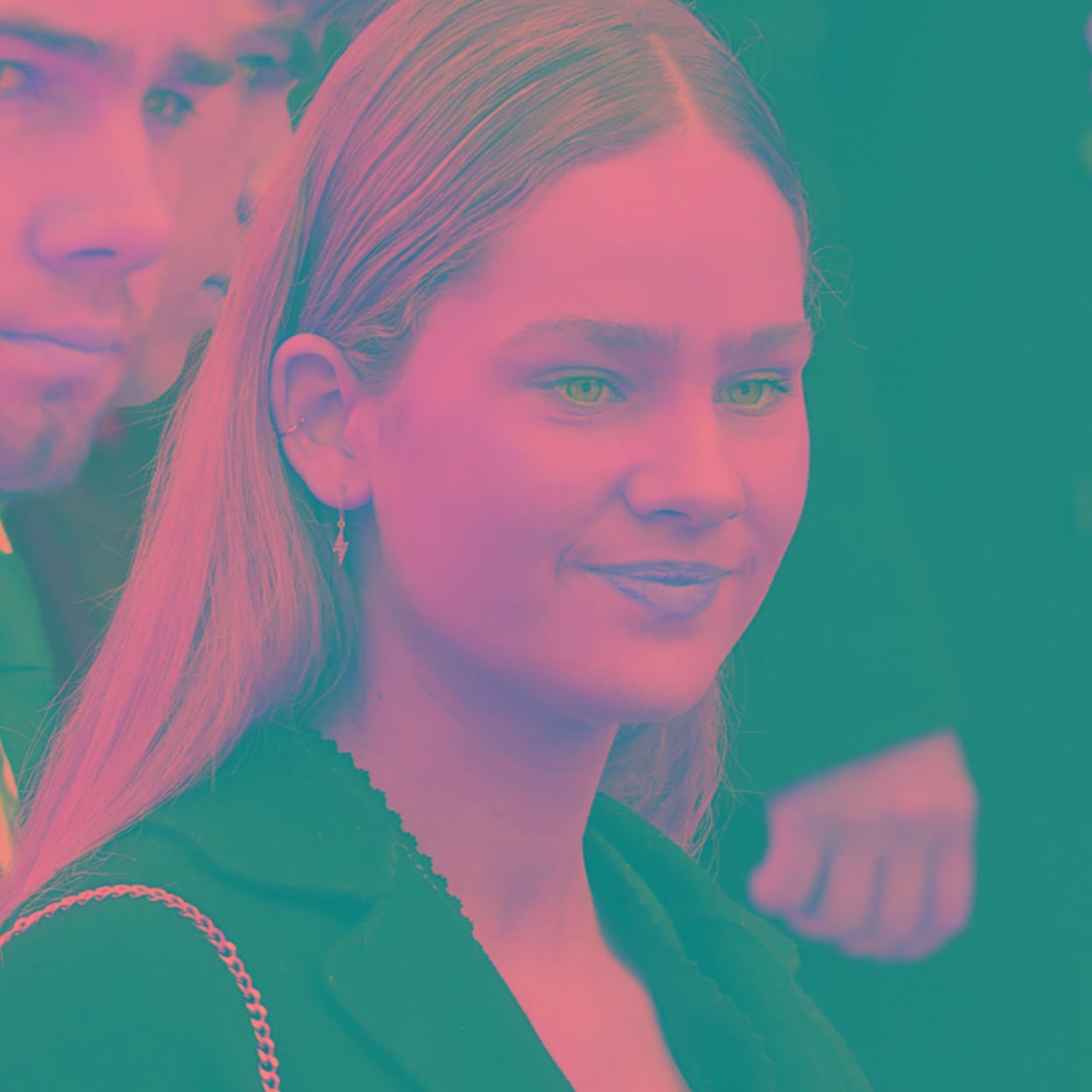 Irene Urdangarin en el funeral de Constantino de Grecia. 