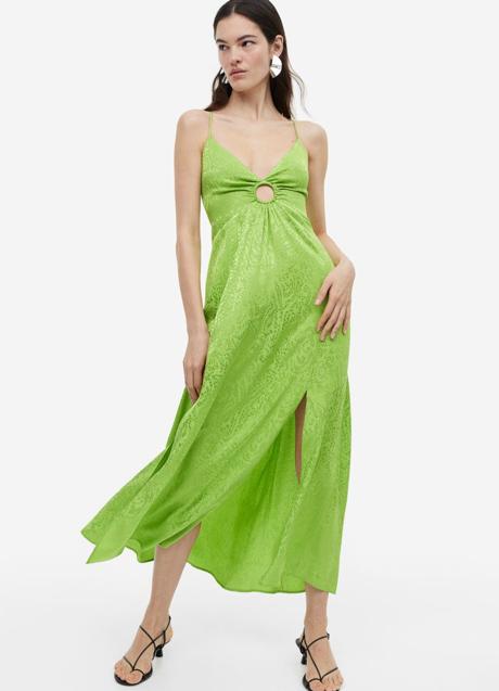 Imagen - Vestido de tirantes verde de H&M (59,99 euros)