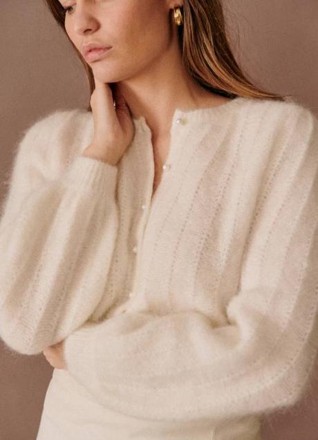 Imagen - Cárdigan en tejido de punto suave