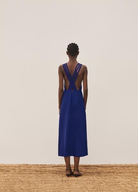 Imagen - Vestido con la espalda cruzada de Massimo Dutti (89,99 euros)