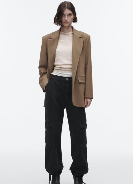 Imagen - Pantalones cargo con cintura elástica