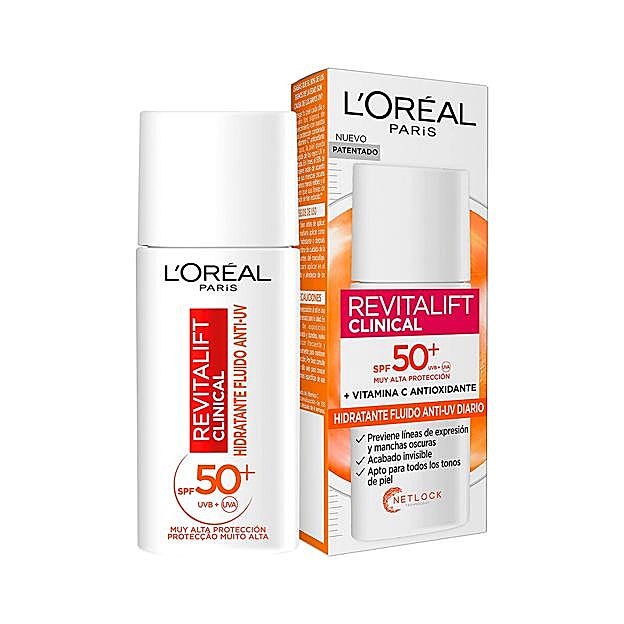 Protector solar con SPF50 de L'Oréal París.