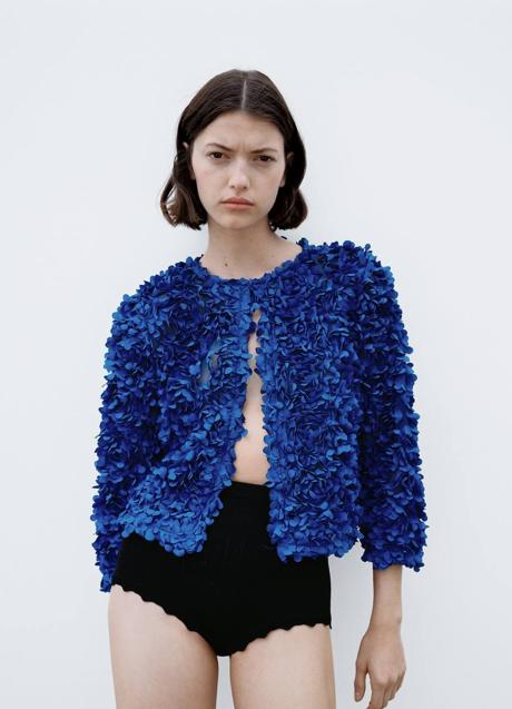 Imagen - Chaqueta de punto con estructura de flores