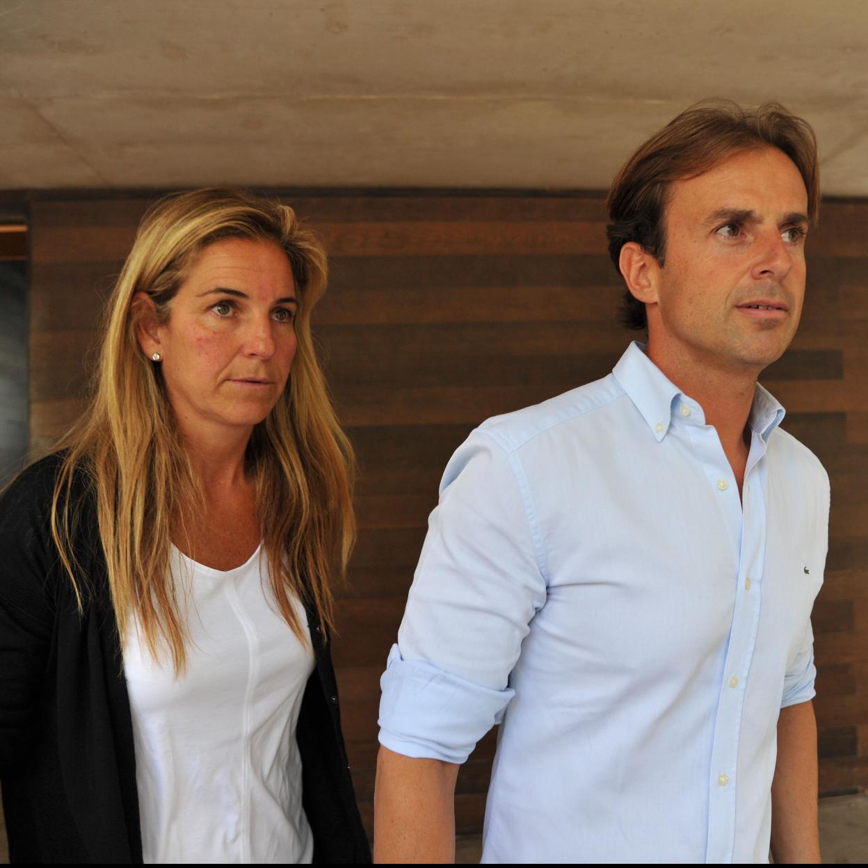 Arantxa Sánchez Vicario y Josep Santacana