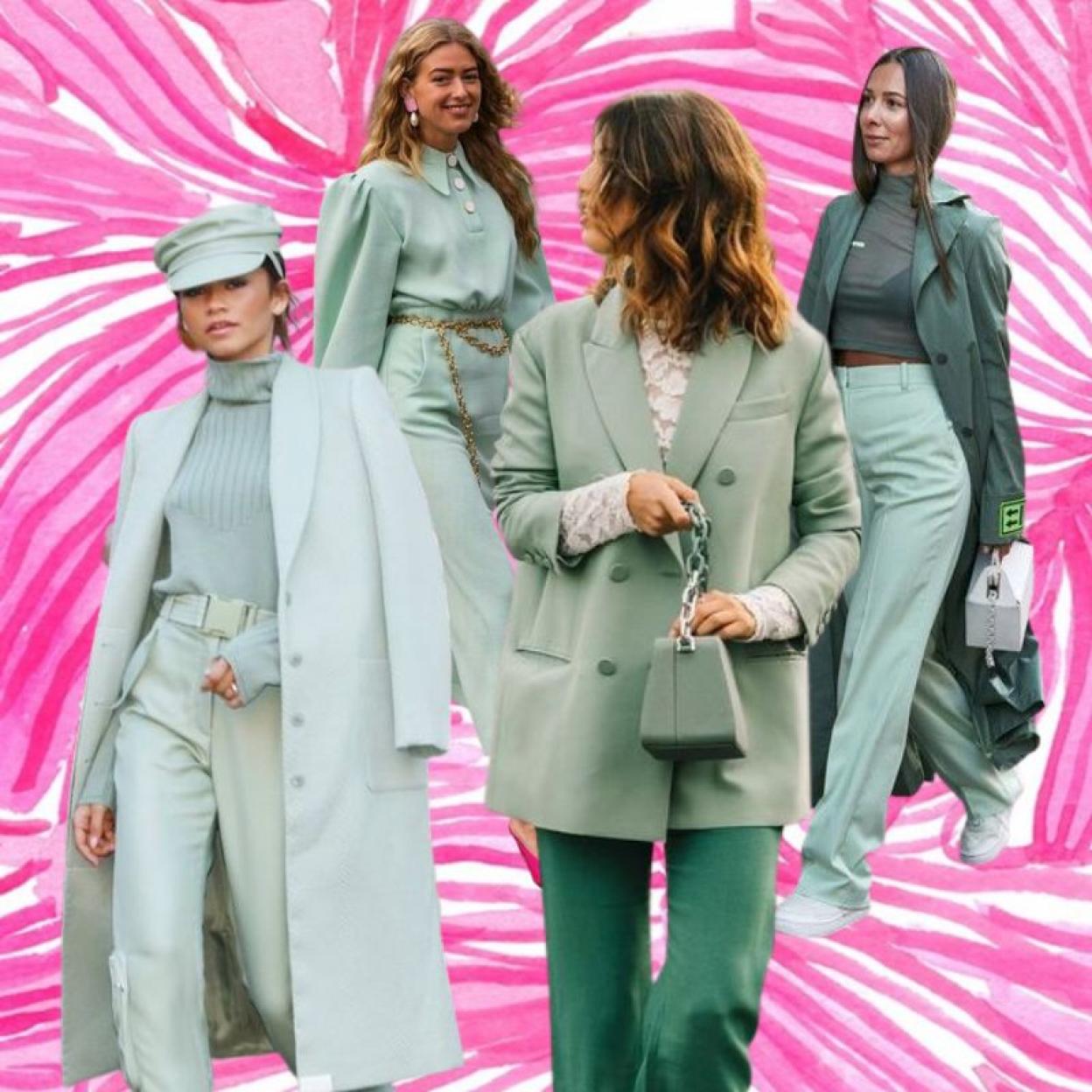 Estos son los básicos verde menta que triunfan entre las famosas.