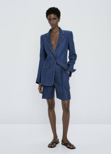 Imagen - Blazer denim con bolsillos