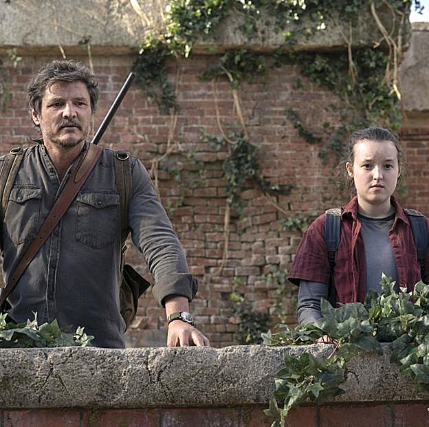 Pedro Pascal y Bella Ramsey en un capítulo de The last of us. 