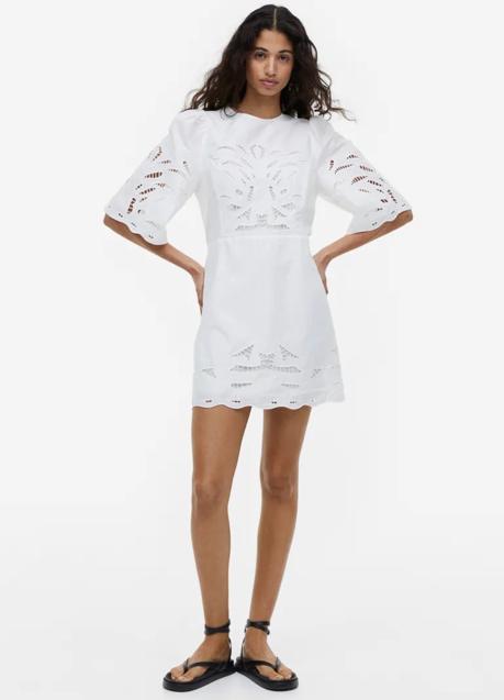 Imagen - Vestido blanco de H&M (59,99 euros)