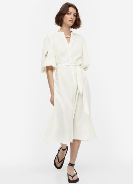 Imagen - Vestido blanco de H&M (49,99 euros)